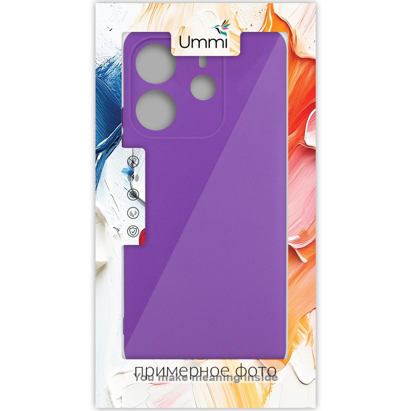 Фото Чехол Silicone Cover Ummi Lakshmi Full Camera (AA) для Xiaomi Redmi Note 14 Pro 4G/5G (Фиолетовый / Purple) на vchehle.ua