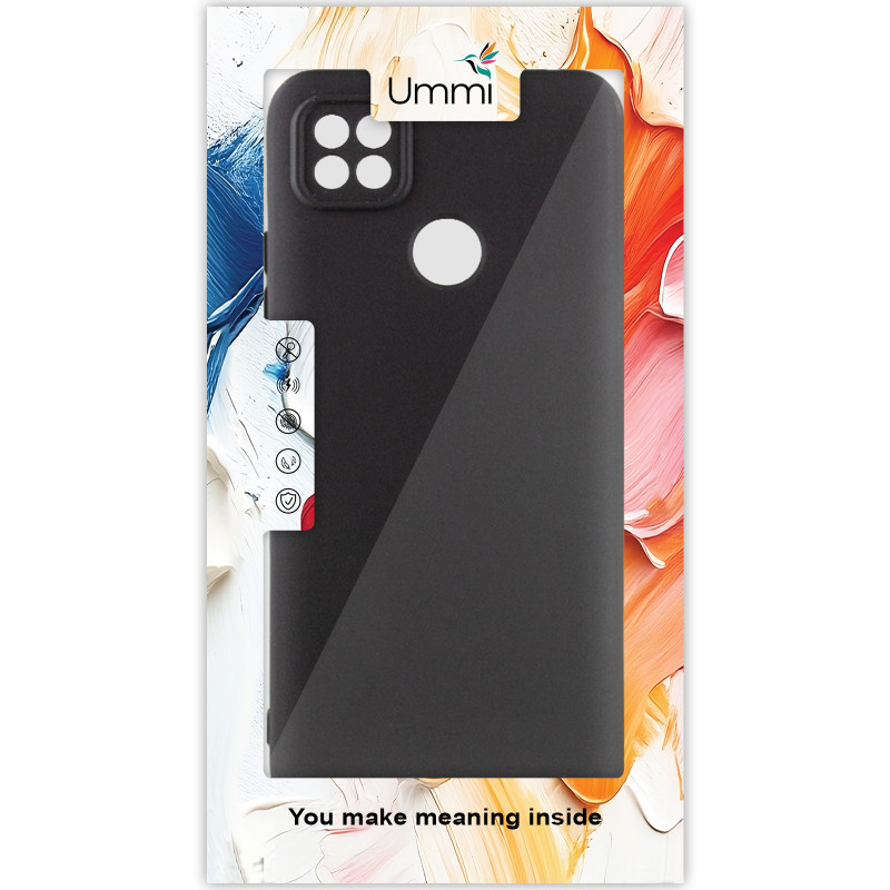 Фото Чохол Silicone Cover Ummi Lakshmi Full Camera (AA) на Xiaomi Redmi 10A / 9C (Чорний / Black) в маназині vchehle.ua