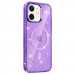 Фото Чехол TPU Eclipse Sparkle Magnetic Fit для Apple iPhone 11 (6.1") (Purple) на vchehle.ua