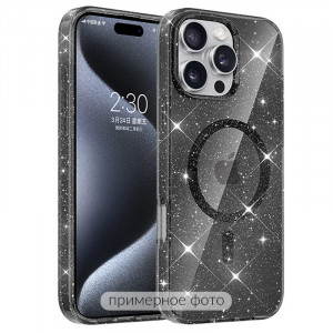 Чехол TPU Eclipse Sparkle Magnetic Fit для iPhone 16e