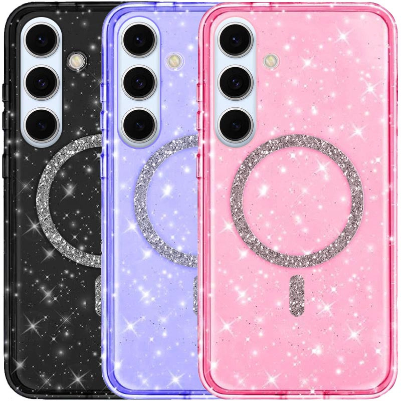 Чехол TPU Eclipse Sparkle Magnetic Fit для Samsung Galaxy S25 / S24