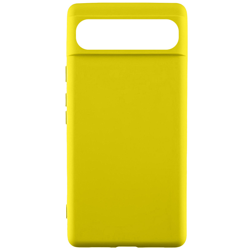 Чехол TPU GETMAN Liquid Silk для Google Pixel 6 Pro (Желтый / Flash)