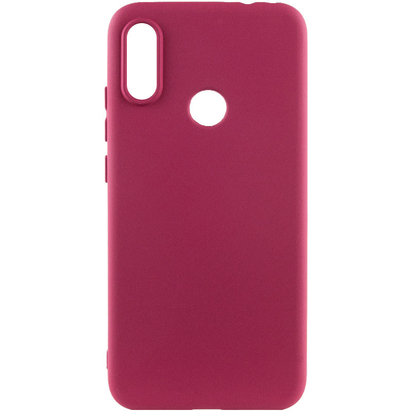 Чехол TPU GETMAN Liquid Silk для Huawei P Smart+ (nova 3i) (Бордовый / Marsala)