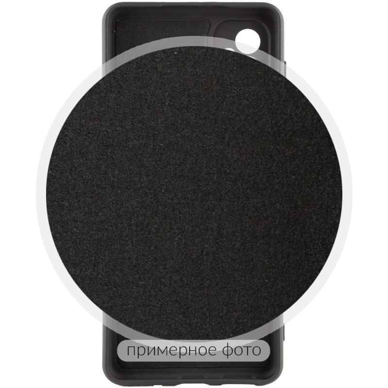 Фото Чохол TPU GETMAN Liquid Silk Full Camera на Motorola Moto G24 (Чорний / Black) в маназині vchehle.ua