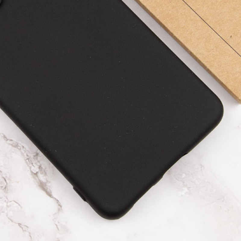 Чехол TPU GETMAN Liquid Silk Full Camera для Samsung Galaxy A32 4G (Черный / Black) в магазине vchehle.ua
