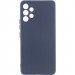 Чехол TPU GETMAN Liquid Silk Full Camera для Samsung Galaxy A32 4G (Синий / Midnight Blue)