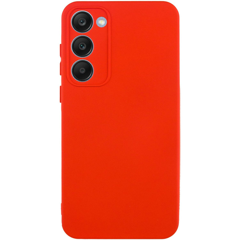 Чехол TPU GETMAN Liquid Silk Full Camera для Samsung Galaxy S23 FE (Красный / Red)