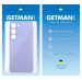 Купити Чохол TPU GETMAN Liquid Silk Full Camera на Samsung Galaxy S23 (Бузковий / Dasheen) на vchehle.ua
