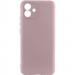 Чехол TPU GETMAN Liquid Silk Full Camera для Samsung Galaxy A05 (Серый / Lavender)