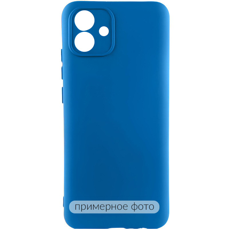 Чехол TPU GETMAN Liquid Silk Full Camera для Samsung Galaxy A15 4G/5G / M15 5G (Синий / Royal blue)