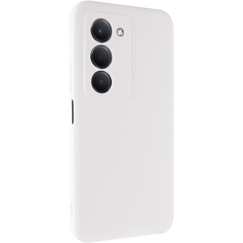 Чехол TPU GETMAN Liquid Silk Full Camera для Xiaomi Redmi 15 (EU) (Белый / White)
