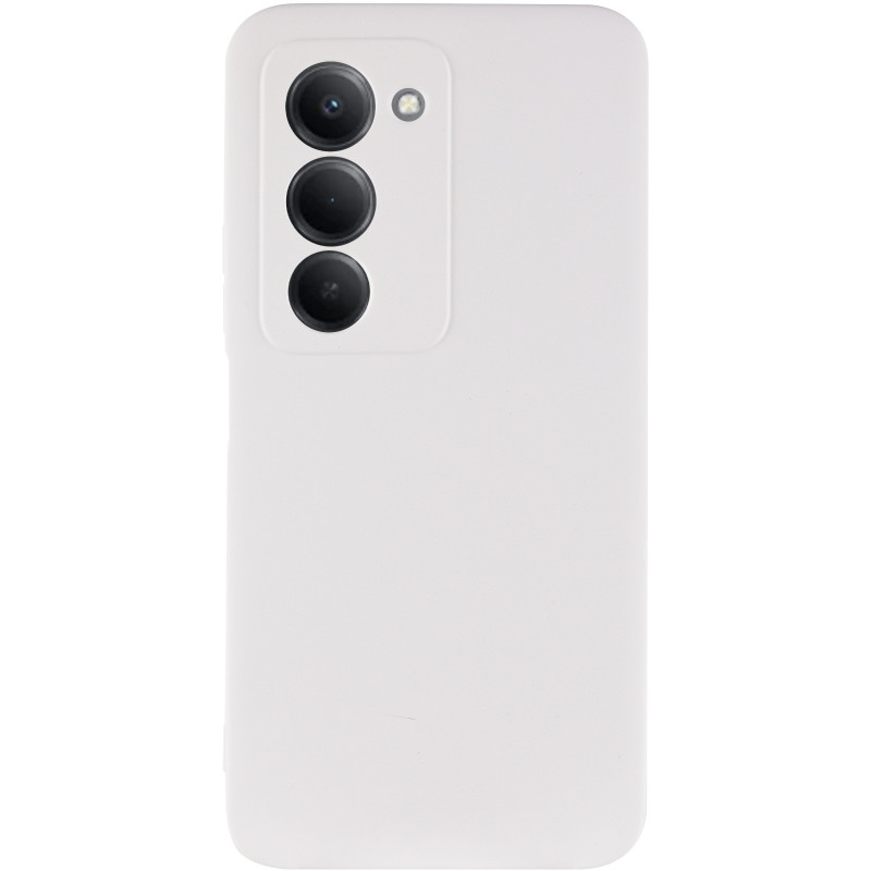 Фото Чехол TPU GETMAN Liquid Silk Full Camera для Xiaomi Redmi 15 (EU) (Белый / White) на vchehle.ua