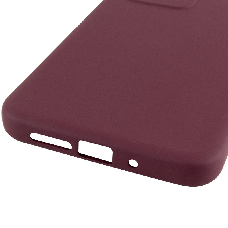 Купить Чехол TPU GETMAN Liquid Silk Full Camera для Xiaomi Redmi 15 (EU) (Бордовый / Marsala) на vchehle.ua