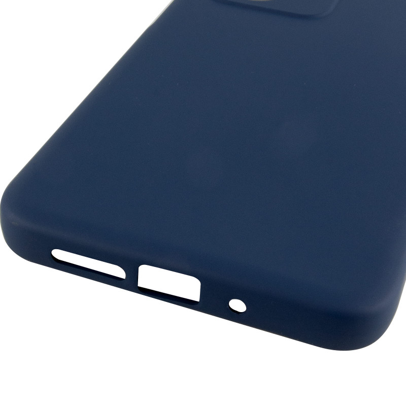 Чехол TPU GETMAN Liquid Silk Full Camera для Xiaomi Redmi 15 (EU) (Синий / Midnight Blue) в магазине vchehle.ua