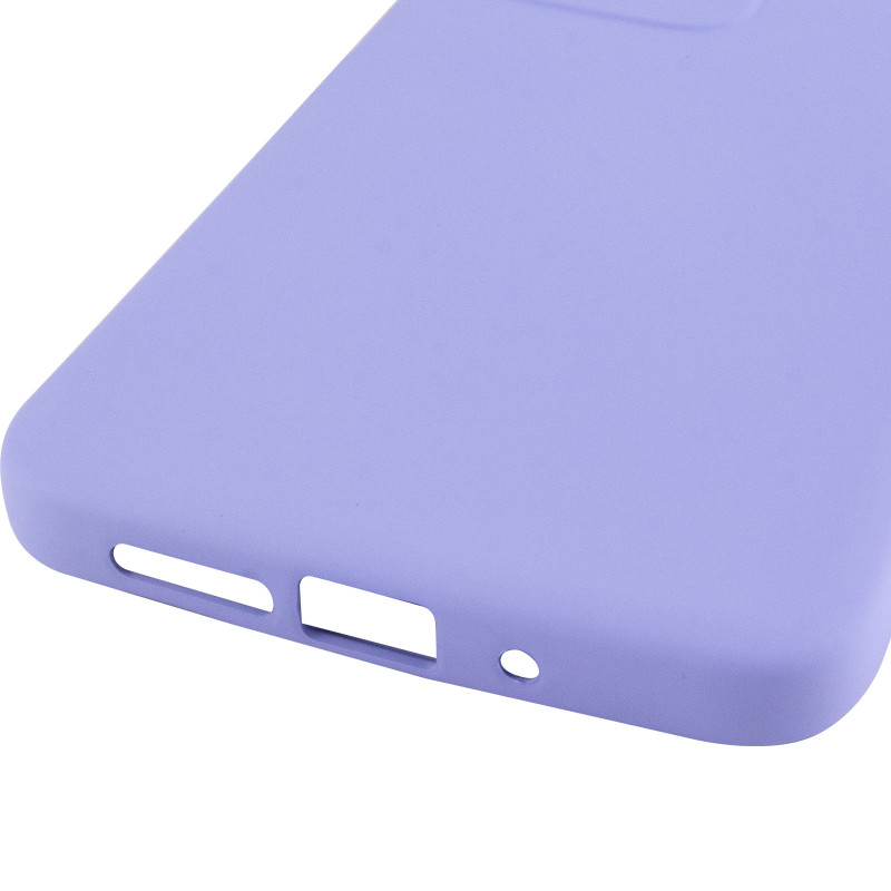 Купить Чехол TPU GETMAN Liquid Silk Full Camera для Xiaomi Redmi 15 (EU) (Сиреневый / Light purple) на vchehle.ua