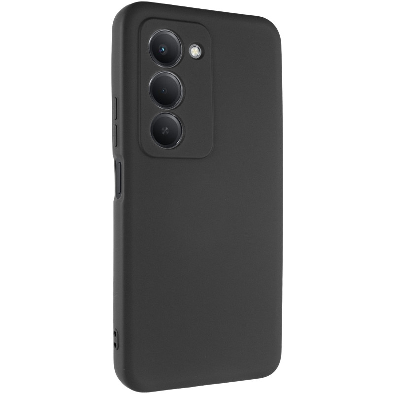 Чехол TPU GETMAN Liquid Silk Full Camera для Xiaomi Redmi 15 (EU) (Черный / Black)