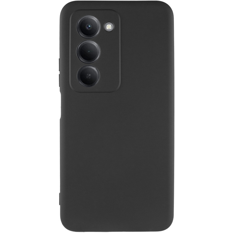 Фото Чехол TPU GETMAN Liquid Silk Full Camera для Xiaomi Redmi 15 (EU) (Черный / Black) на vchehle.ua
