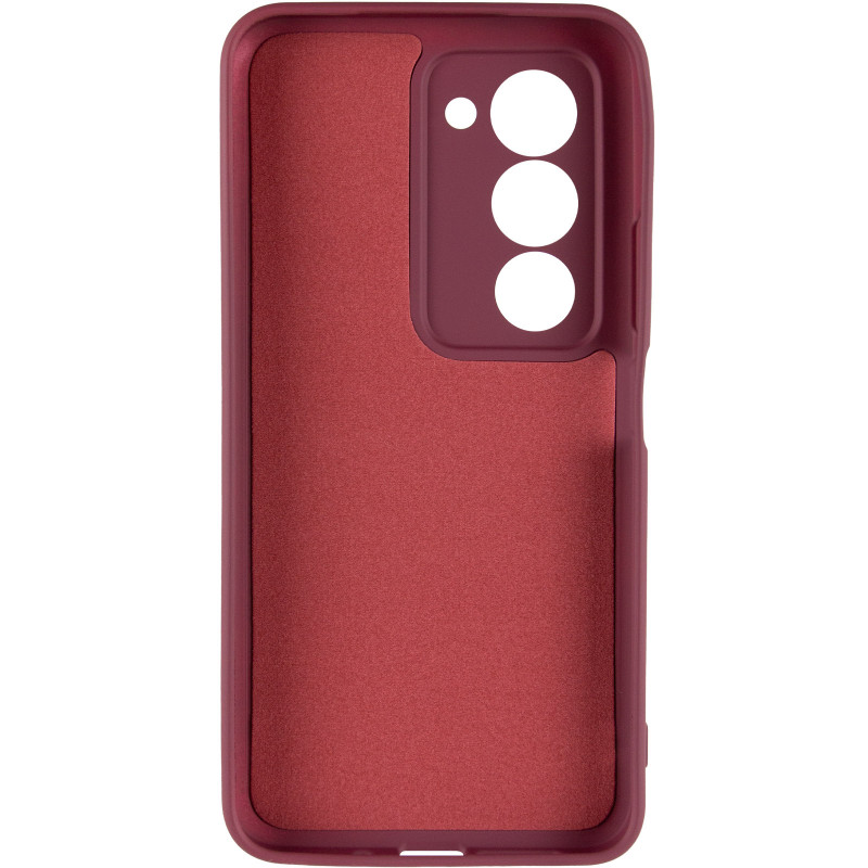 Фото Чехол TPU GETMAN Liquid Silk Full Camera для Xiaomi Redmi 15 4G (Global) / 5G (Бордовый / Marsala) в магазине vchehle.ua