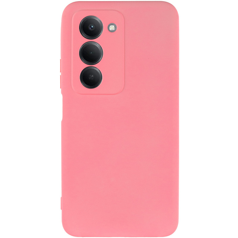 Фото Чехол TPU GETMAN Liquid Silk Full Camera для Xiaomi Redmi 15 (Global) (Розовый / Pink) на vchehle.ua