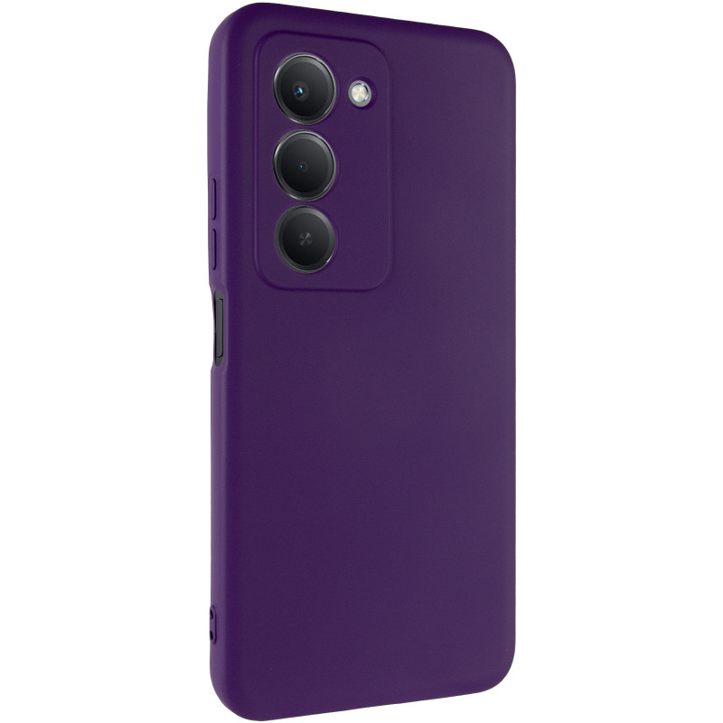 Чехол TPU GETMAN Liquid Silk Full Camera для Xiaomi Redmi 15 (Global) (Фиолетовый / Purple)