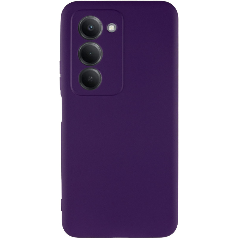 Фото Чехол TPU GETMAN Liquid Silk Full Camera для Xiaomi Redmi 15 (Global) (Фиолетовый / Purple) на vchehle.ua