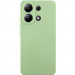 Чехол TPU GETMAN Liquid Silk Full Camera для Xiaomi Redmi Note 13 4G (Зеленый / Pistachio)