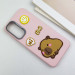 Фото Чохол TPU Leather Toys на Samsung Galaxy S24 FE (Capybara / Pink) на vchehle.ua