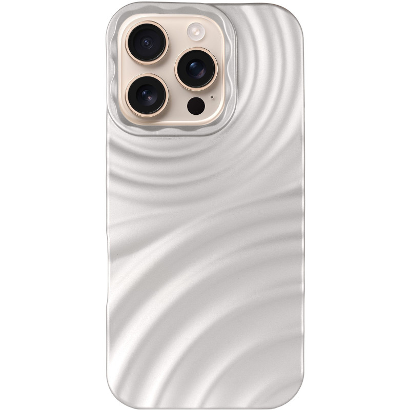 Фото Чохол TPU MonoWave на Apple iPhone 16 Pro (6.3") (Light Gray) на vchehle.ua