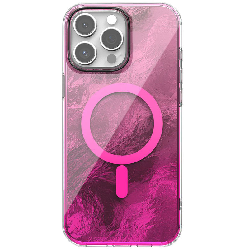 Чохол TPU Shiny Mountain Magnetic Fit на Apple iPhone 14 Pro Max (6.7") (Pink)