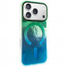 Чехол TPU Shiny Mountain Magnetic Fit для Apple iPhone 17 Pro (6.3") (Green / Blue)