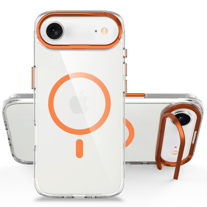 Фото Чехол TPU Space Case Apex with Magnetic Safe для Apple iPhone 17 Air (6.5") (Papaya) в магазине vchehle.ua