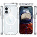 Фото Чохол TPU Space Case with Magnetic Safe на Apple iPhone 16 (6.1") (Прозорий) в маназині vchehle.ua