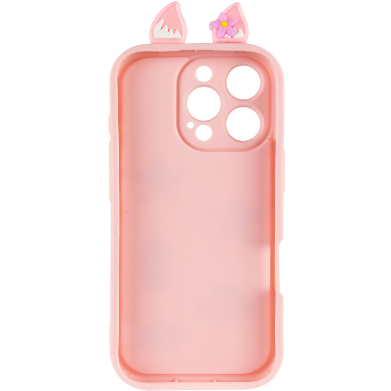 Фото Чохол TPU Toys Case with Ears на Apple iPhone 16 Pro (6.3") (Light Pink) в маназині vchehle.ua