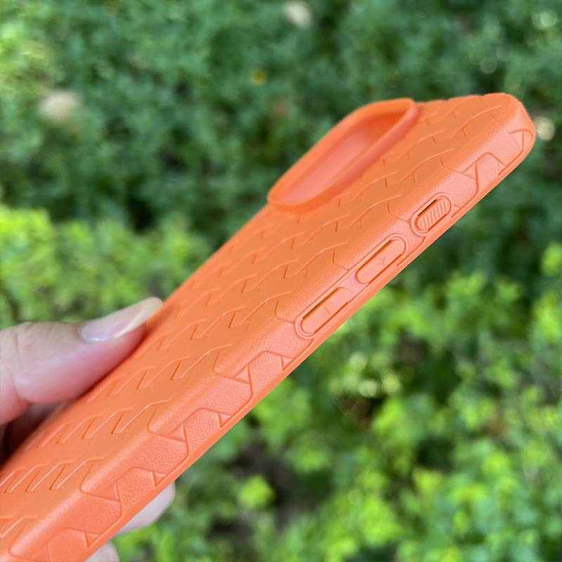 Фото Чохол TPU Weaving на Apple iPhone 15 Pro (6.1") (Orange) в маназині vchehle.ua