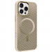 Чехол TPU+PC Carbon Mirage with Magnetic safe для Apple iPhone 16 Pro (6.3") (Antique White)