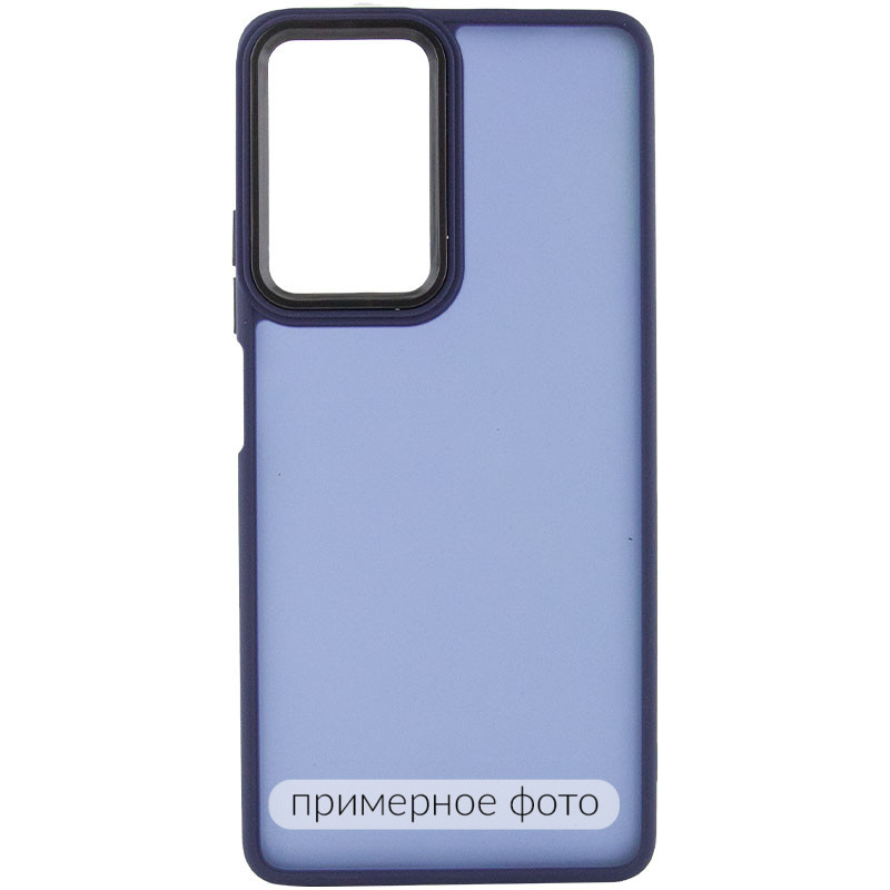 Фото Чехол TPU+PC Lyon Frosted для Infinix Hot 60i / Hot 60 (Navy Blue) на vchehle.ua