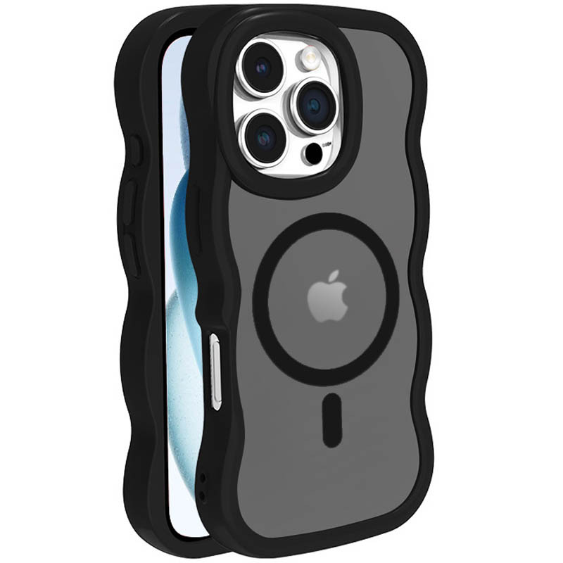 Чохол TPU+PC Undine with Magnetic Safe на Apple iPhone 16 Pro (6.3") (Black)