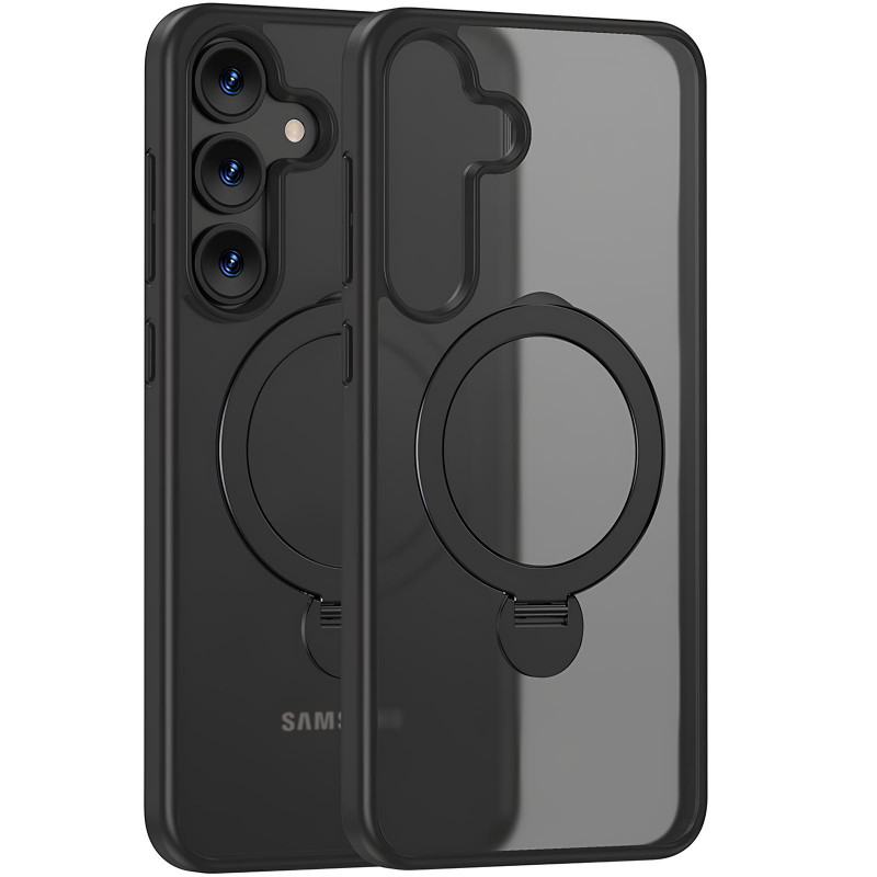 Чехол Ummi Colorful with Magnetic Safe HQ Ring для Samsung Galaxy S24+ (Black)