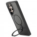 Фото Чехол Ummi Colorful with Magnetic Safe HQ Ring для Samsung Galaxy S25 Ultra (Black) на vchehle.ua
