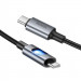 Фото Дата кабель Hoco U144 New Type-C to Type-C 60W (1.2m) (Black) в магазине vchehle.ua