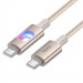 Фото Дата кабель Hoco U144 New Type-C to Type-C 60W (1.2m) (Gold) в магазине vchehle.ua
