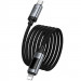 Фото Дата кабель Hoco U148 Lord with display Type-C to Lightning 27W (1.2m) (Black) в магазине vchehle.ua
