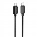 Дата кабель Hoco X113 Beneficio Type-C to Type-C 60W (1m) (Black)