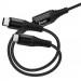 Купить Дата кабель Hoco X123 Victory 2in1 Type-C to Type-C/Type-C 3A (1m) (Black) на vchehle.ua