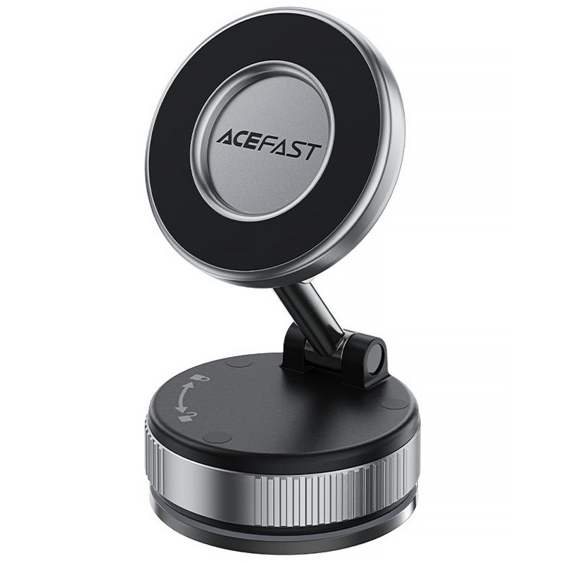 Магнітний тримач для телефону Acefast E28 Auto Fix 360° (Metal gray)
