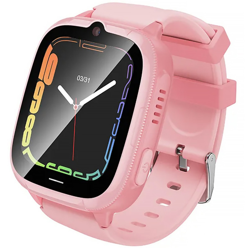 Дитячий cмарт-годинник Hoco Y106 4G with call function (Pink)