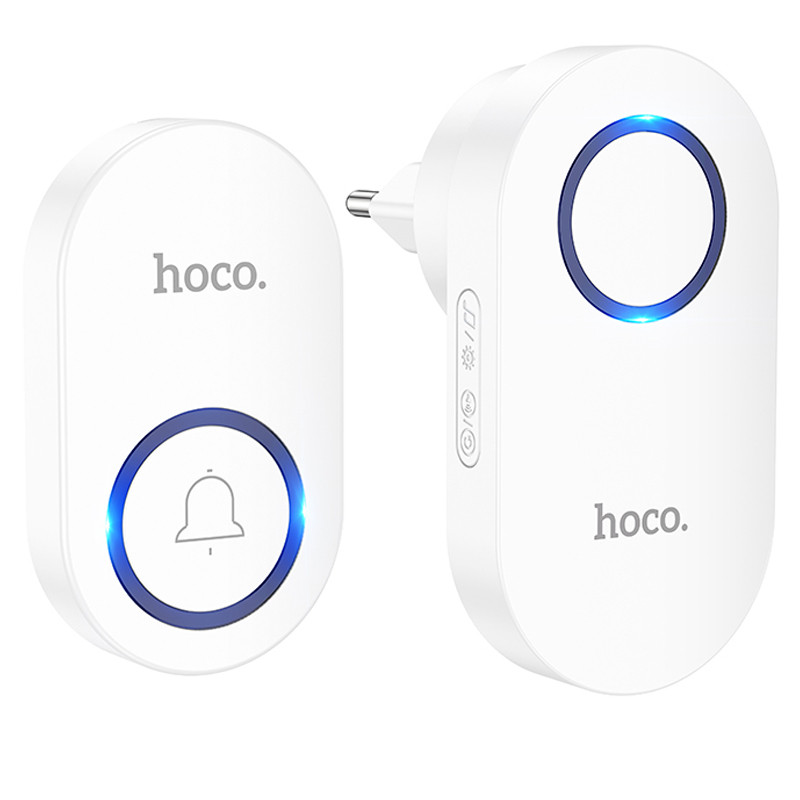 Дверной звонок Hoco HI25 Neon Bell (White)