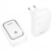 Фото Дверний дзвінок Hoco HI26 EcoBell self-powered wireless doorbell (White) на vchehle.ua