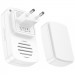 Фото Дверний дзвінок Hoco HI26 EcoBell self-powered wireless doorbell (White) в маназині vchehle.ua
