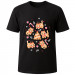 Футболка чорна Gingerbread cats (L)